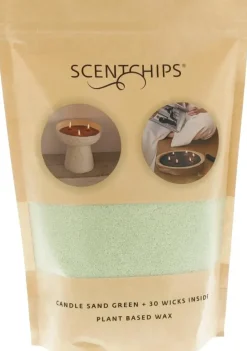 ScentChips kaarsenzand 500g groen