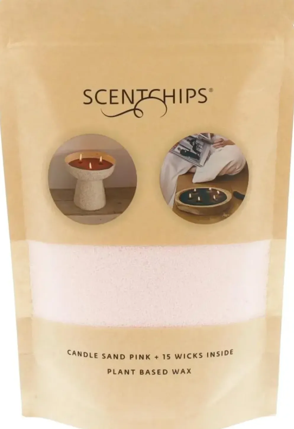 ScentChips kaarsenzand 250g roze
