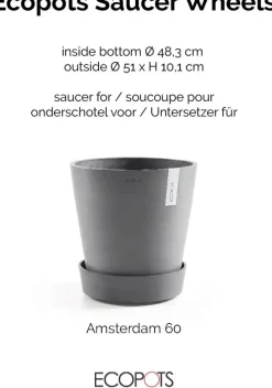Schaal wheels grijs d60cm