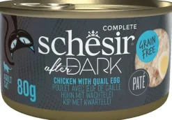 Schesir After Dark kattenpaté kip & kwartelei 80g