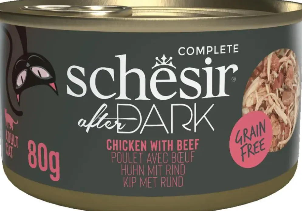 Schesir After Dark met bouillon kip & rund 80g