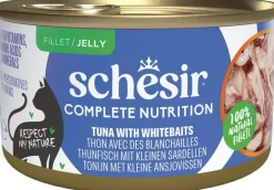Schesir Kattenvoer Complete Tonijn & Witvis in Gelei – 85 g
