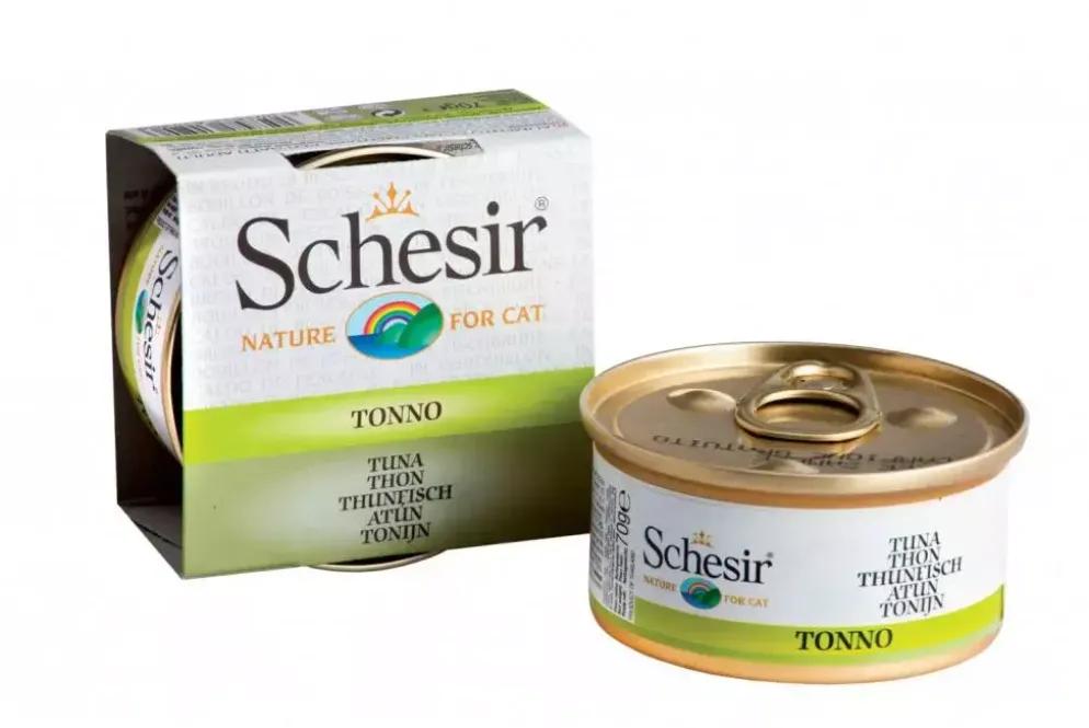 Schesir kattenvoer met saus tonijn 70g