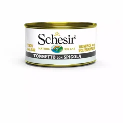 Schesir kattenvoer tonijn & zeebaars 85g