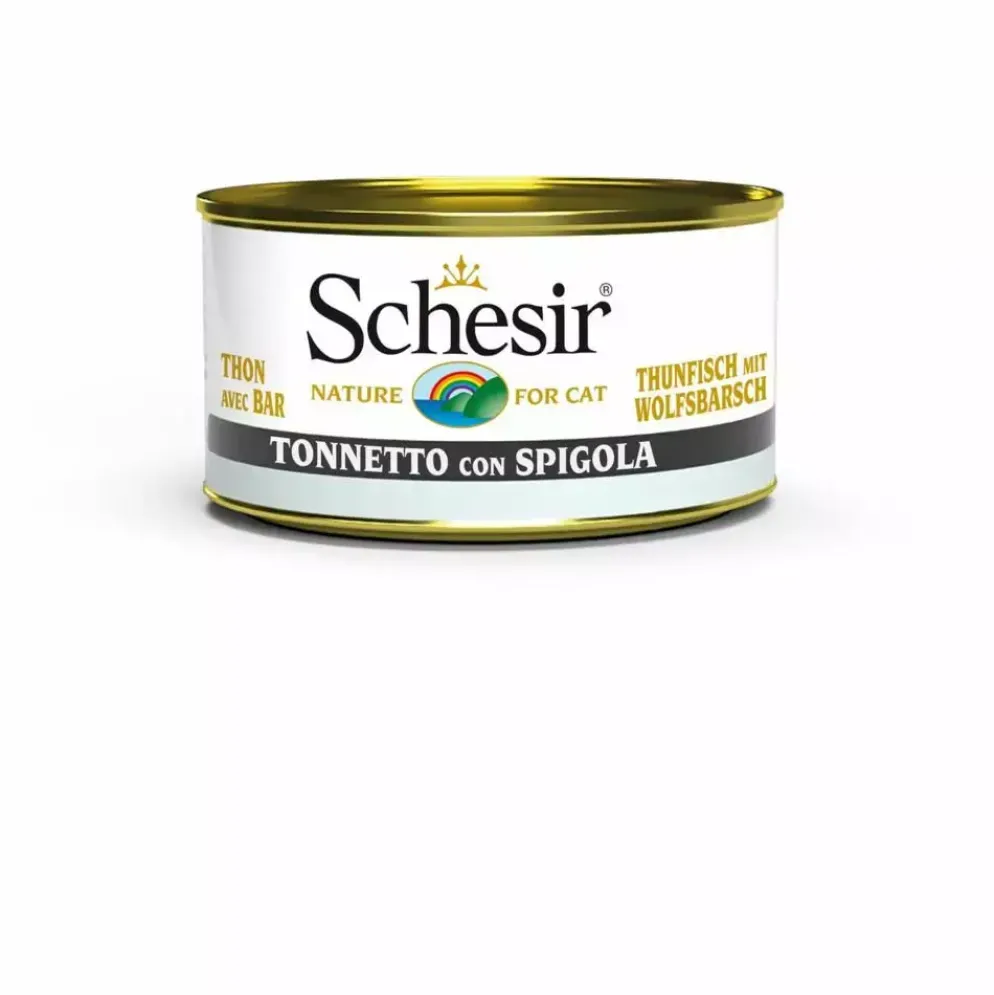 Schesir kattenvoer tonijn & zeebaars 85g