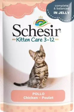 Schesir kitten kip 3-12 85gr