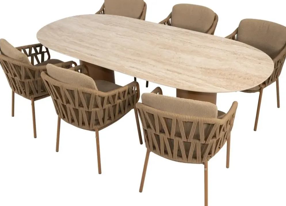 4 Seasons Outdoor diningset biarritz amber