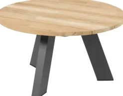 4 Seasons Outdoor lounge tuintafel cosmic teak 65x35cm antraciet