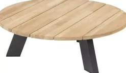 4 Seasons Outdoor lounge tuintafel cosmic teak 78x25cm antraciet