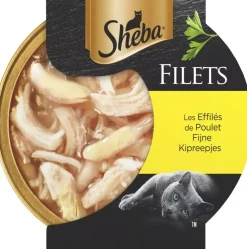 Sheba Filets fijne kipreepjes in saus 60g