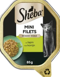 Sheba Mini Filets in Saus met Konijn – 85 g