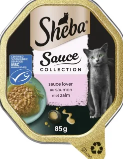 Sheba Sauce Lover zalm in saus 85g