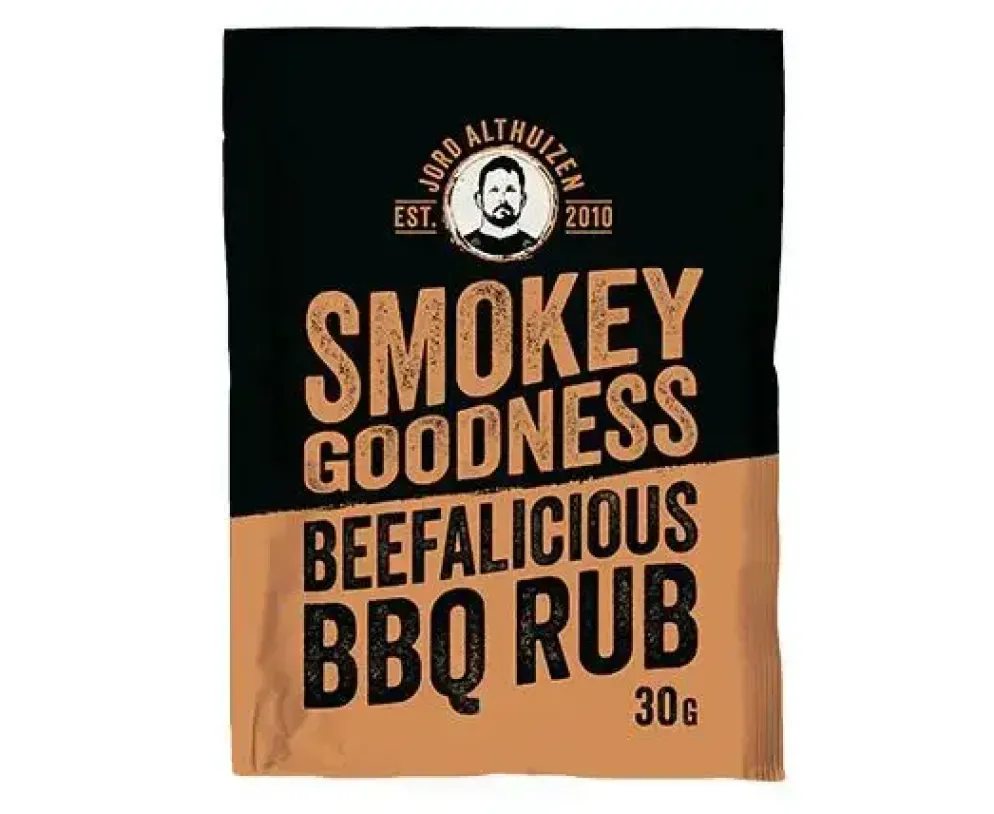Smokey goodness beefalicious bbq rub 30gr