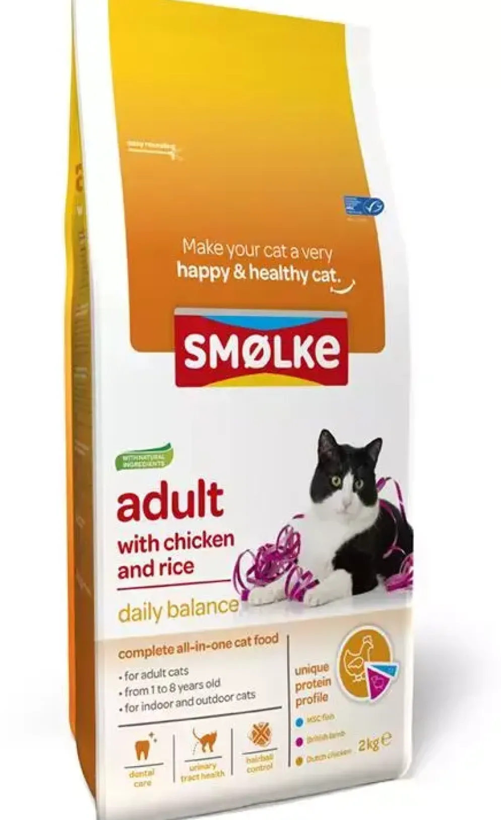 Smolke Adult kattenvoer kip 2kg