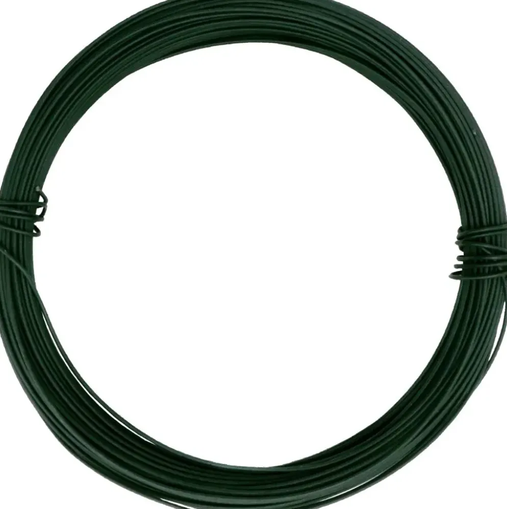 Spandraad geplastific. d1.4mm l30m