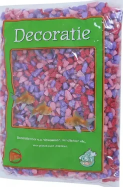 Split gekleurd roze, zak à 0,9 kg