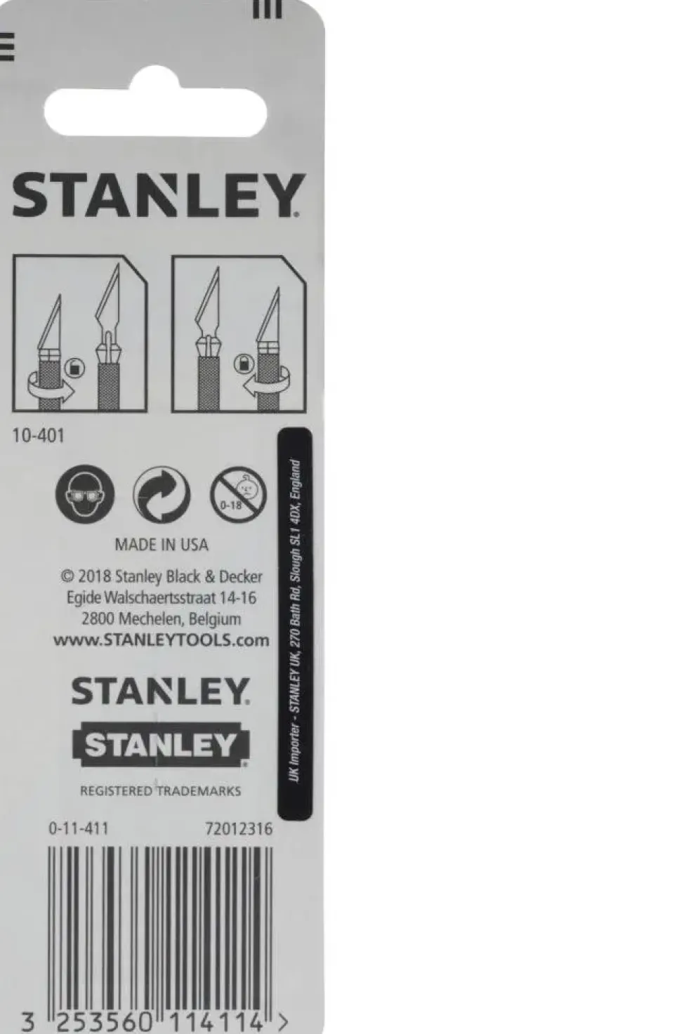 Stanley reserve hobbymes voor 10-401 3 stuks