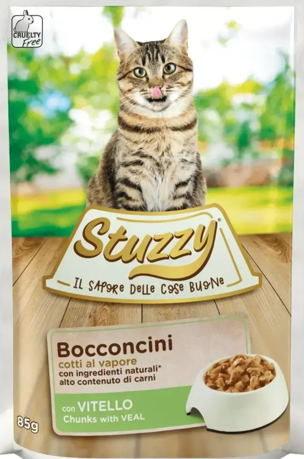 Stuzzy Chunks kattenvoer kalf 85g