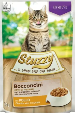 Stuzzy Chunks Sterilised kattenvoer kip 85g