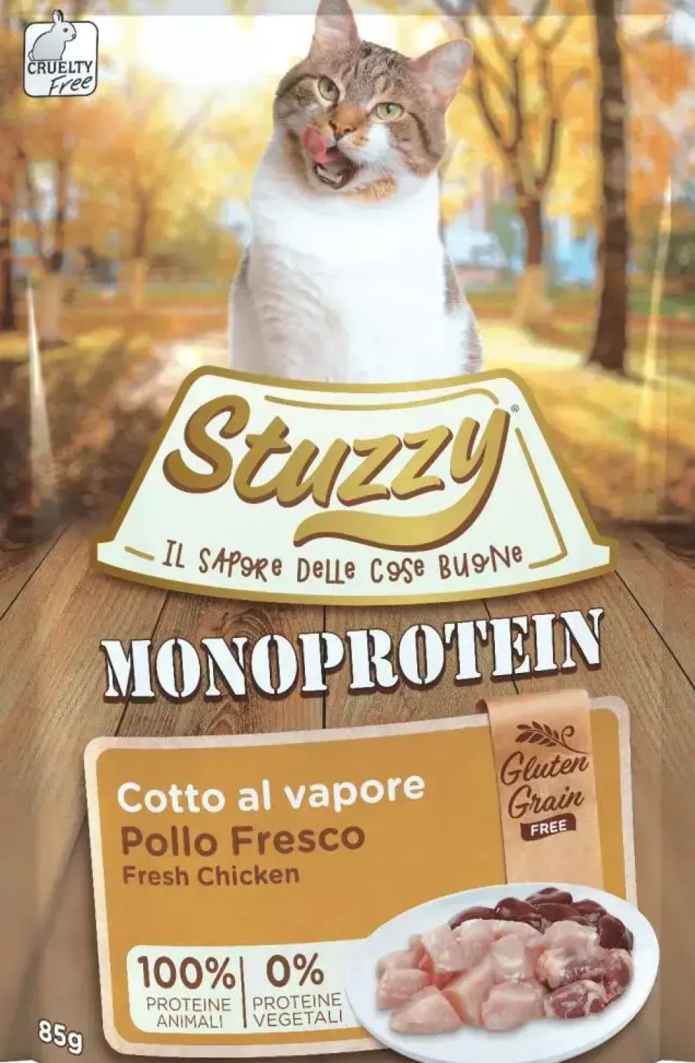 Stuzzy graanvrij kattenvoer monoprotein kip 85g
