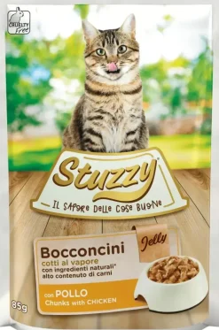 Stuzzy Kat Chunks kip gelei 85gr