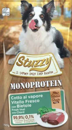 Stuzzy Monoprotein graanvrij hondenvoer kalf & snijbiet 150g