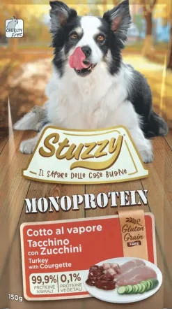 Stuzzy Monoprotein graanvrij hondenvoer kalkoen & courgette 150g