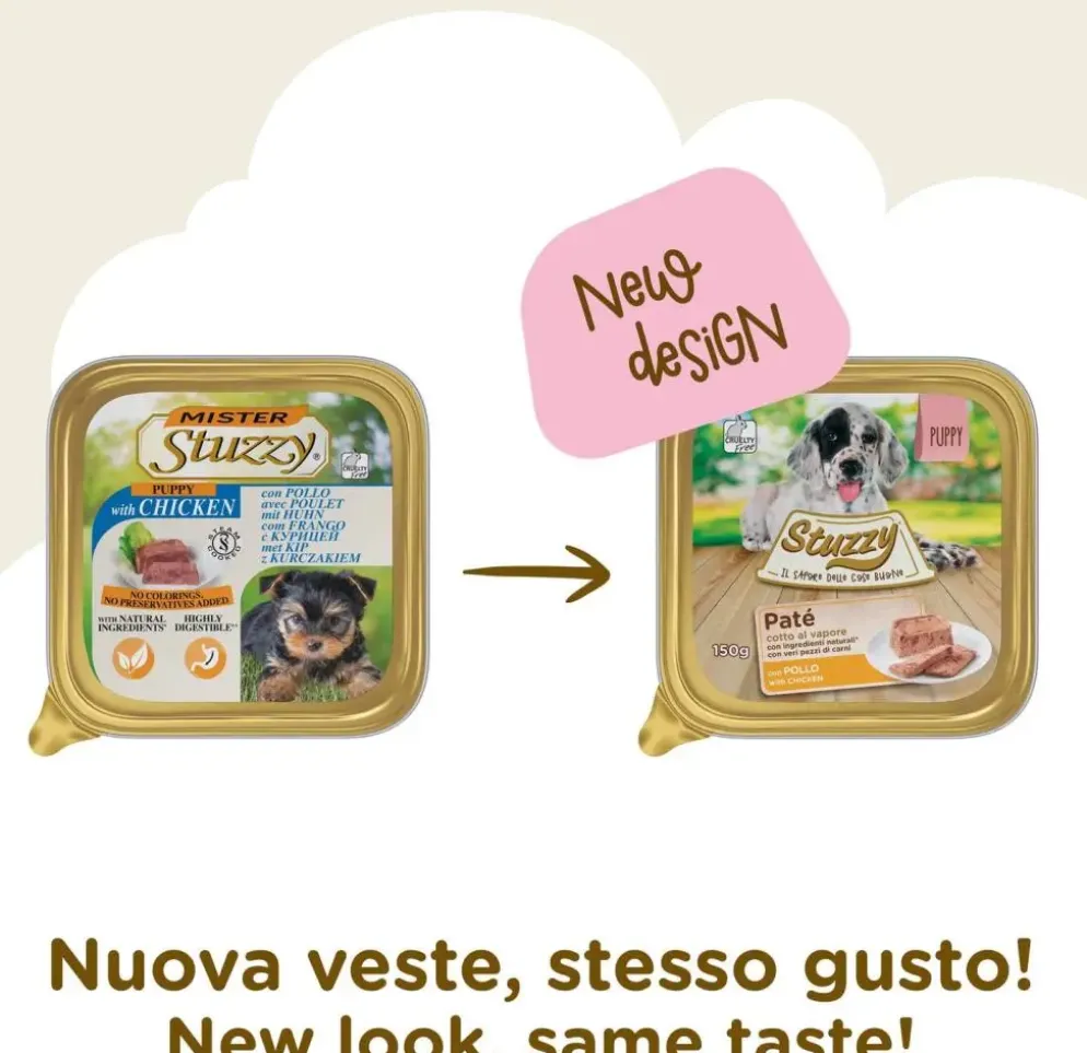 Stuzzy puppy paté kip 150g