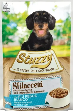Stuzzy Sfilaccetti hondenvoer vis 100g