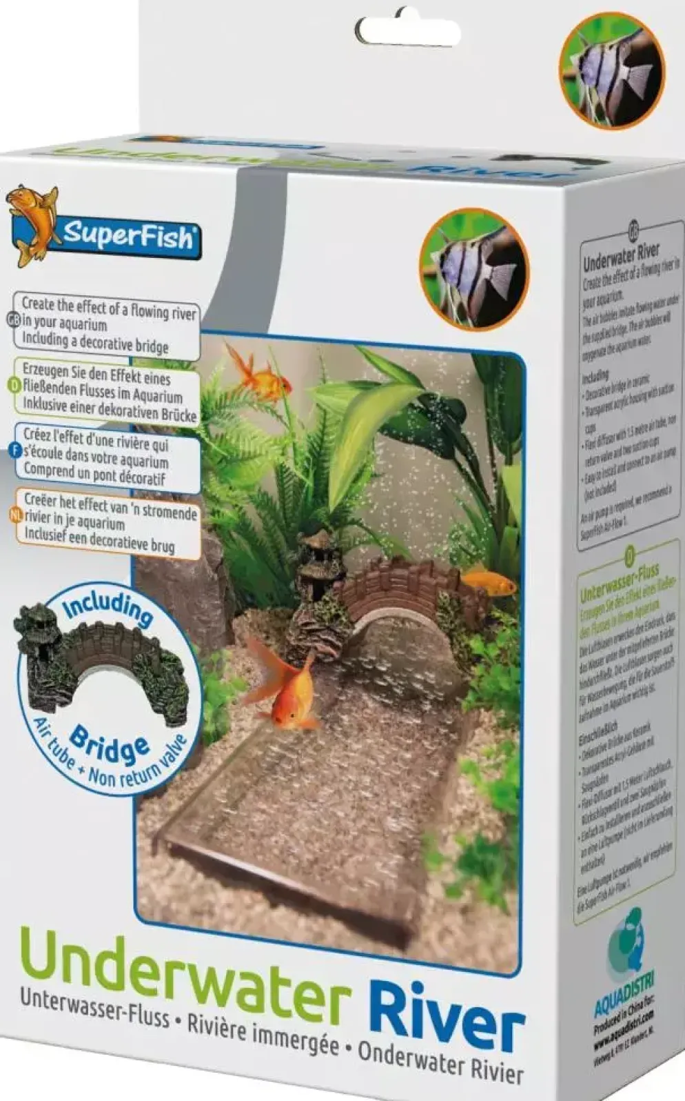 Superfish deco onderwater rivier