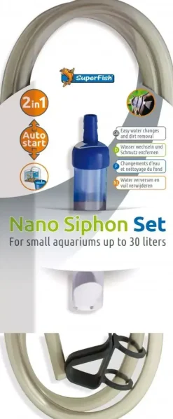 Superfish Nano siphon set