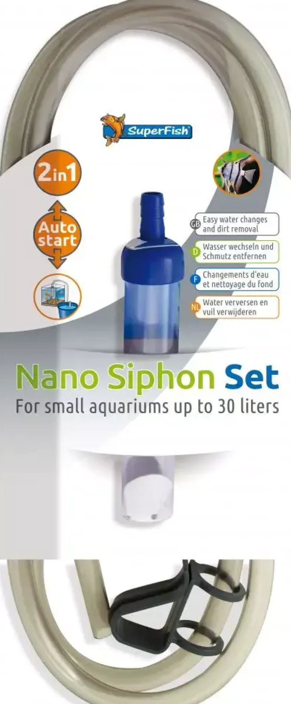 Superfish Nano siphon set
