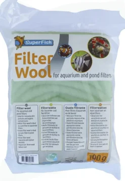 Superfish vijver filterwatten grof groen 100g