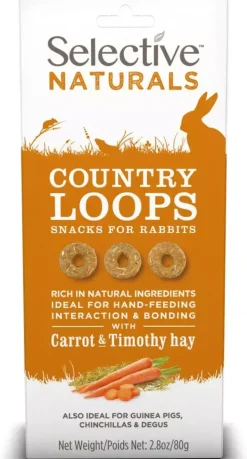 Supreme Selective Naturals Country Loops wortel & hooi 80g
