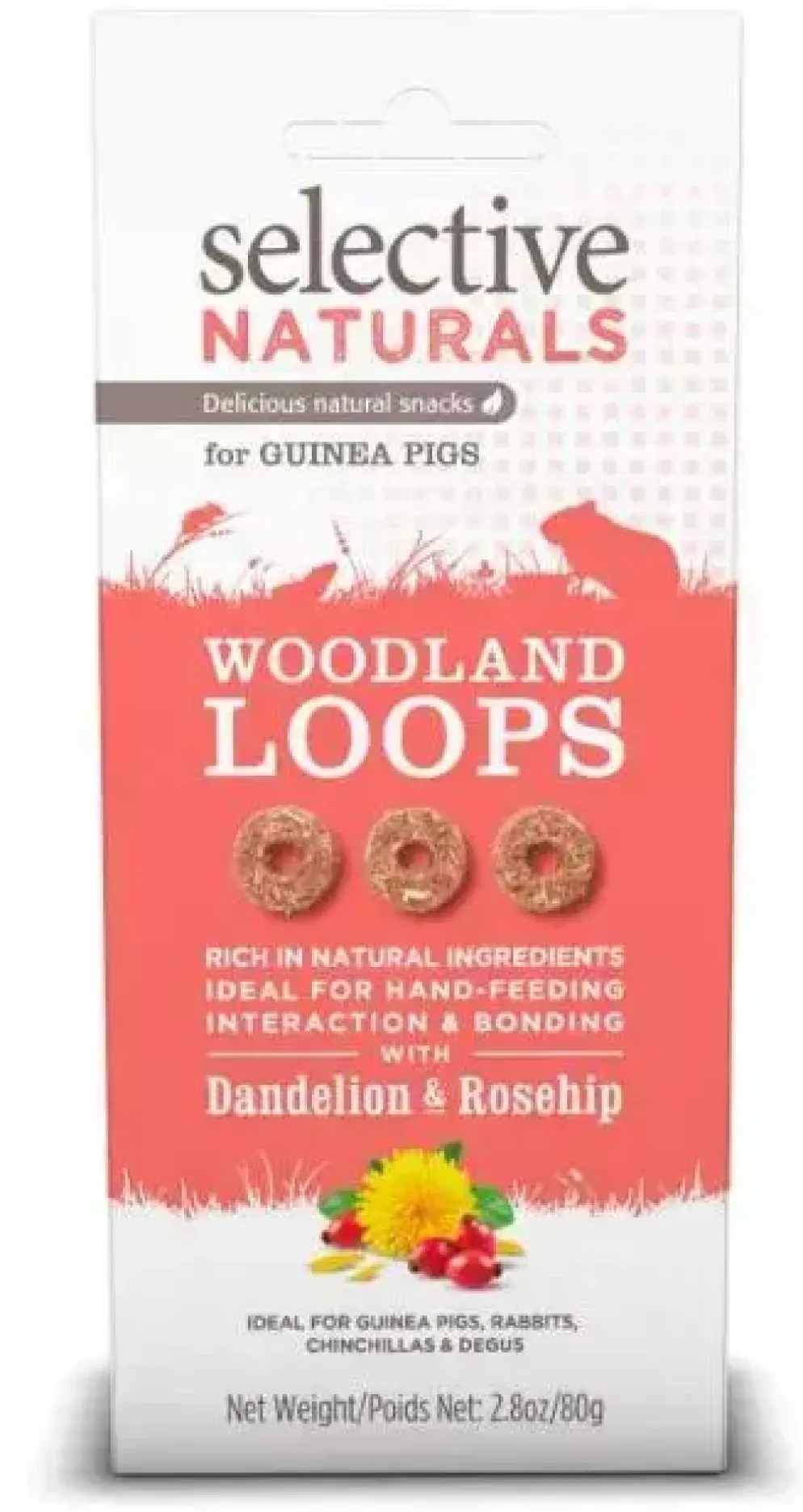 Supreme Selective Naturals Woodland Loops paardenbloem & rozenbottel 80g