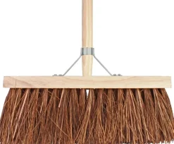 Talen Tools Bezem bruin 37cm steel 140cm