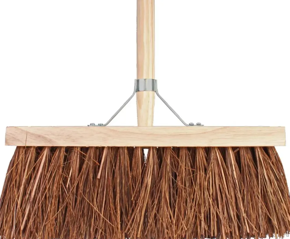 Talen Tools Bezem bruin 37cm steel 140cm