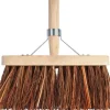 Talen Tools Bezem natuurvezel 29 cm met steel 140 cm
