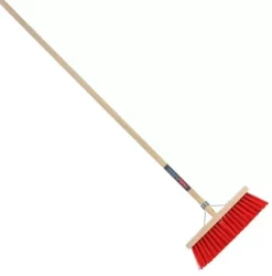 Talen Tools Bezem rood 35cm mt steel 140 cm