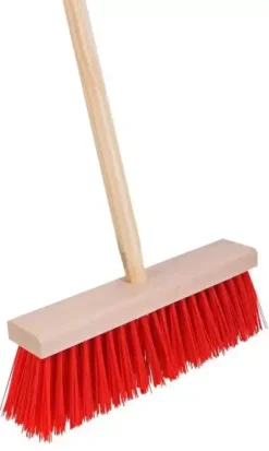 Talen Tools Bezem rood 35cm mt steel 140 cm