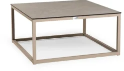 Tierra Outdoor bijzettafel rio coffee table large trespa ophira 80x80x40cm champagne