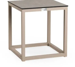 Tierra Outdoor bijzettafel rio coffee small trespa ophira 40x40x45.5cm champagne