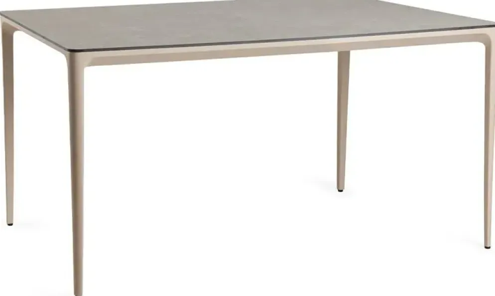 Tierra Outdoor dining tuintafel elegante tespa ophira 160x90x74cm champagne