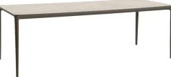 Tierra Outdoor dining tuintafel elegante 219x92x74cm chocolat