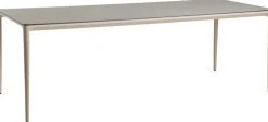 Tierra Outdoor dining tuintafel elegante 220x90x74cm champagne