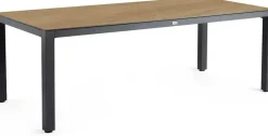 Tierra Outdoor dining tuintafel briga bergamo trespa 240x100x75cm charcoal