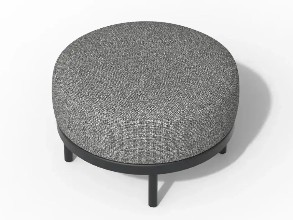Tierra Outdoor hocker fresca charcoal