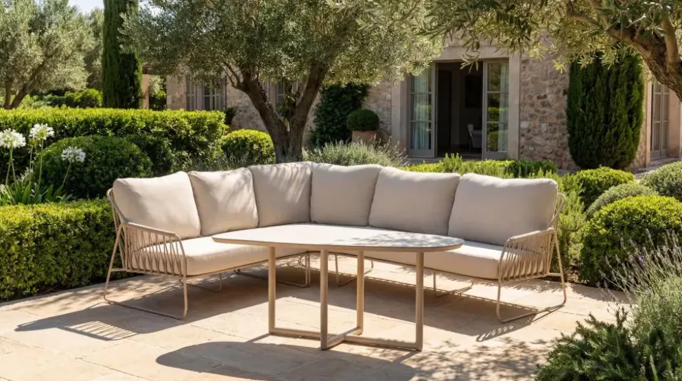 Tierra Outdoor hoekset rivera champagne