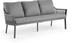 Tierra Outdoor loungebank liv 3-zits charcoal