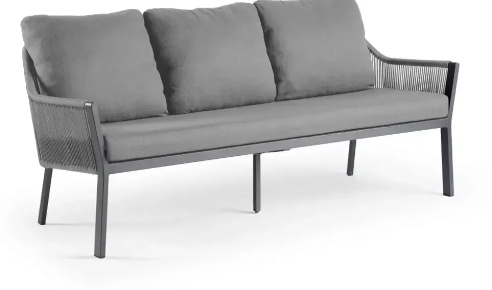 Tierra Outdoor loungebank liv 3-zits charcoal
